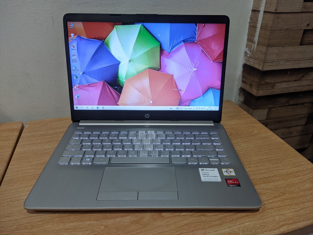 Laptop Hp 14s Dk1xxx Amd Athlon Gold 3150u Ram 8gb Ssd 512gb Elektronik Komputer Laptop Di 8756