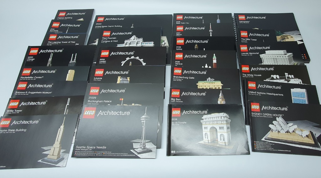 LEGO Architecture books collection, Hobbies & Toys & Games on Carousell