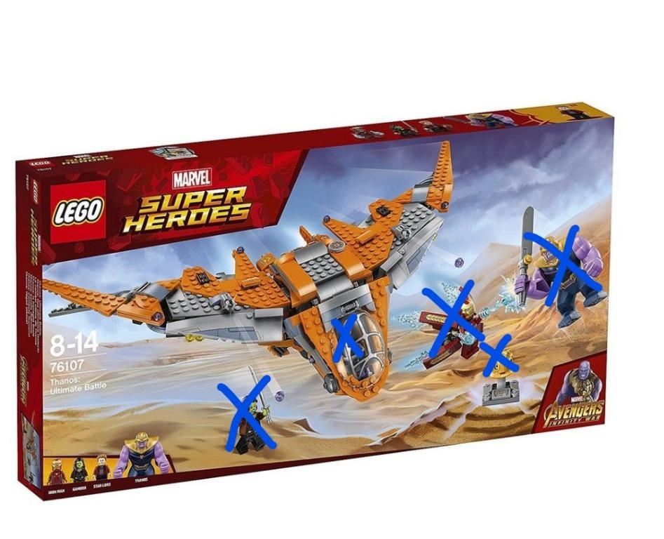 Lego super heroes 76107 thanos shop ultimate battle