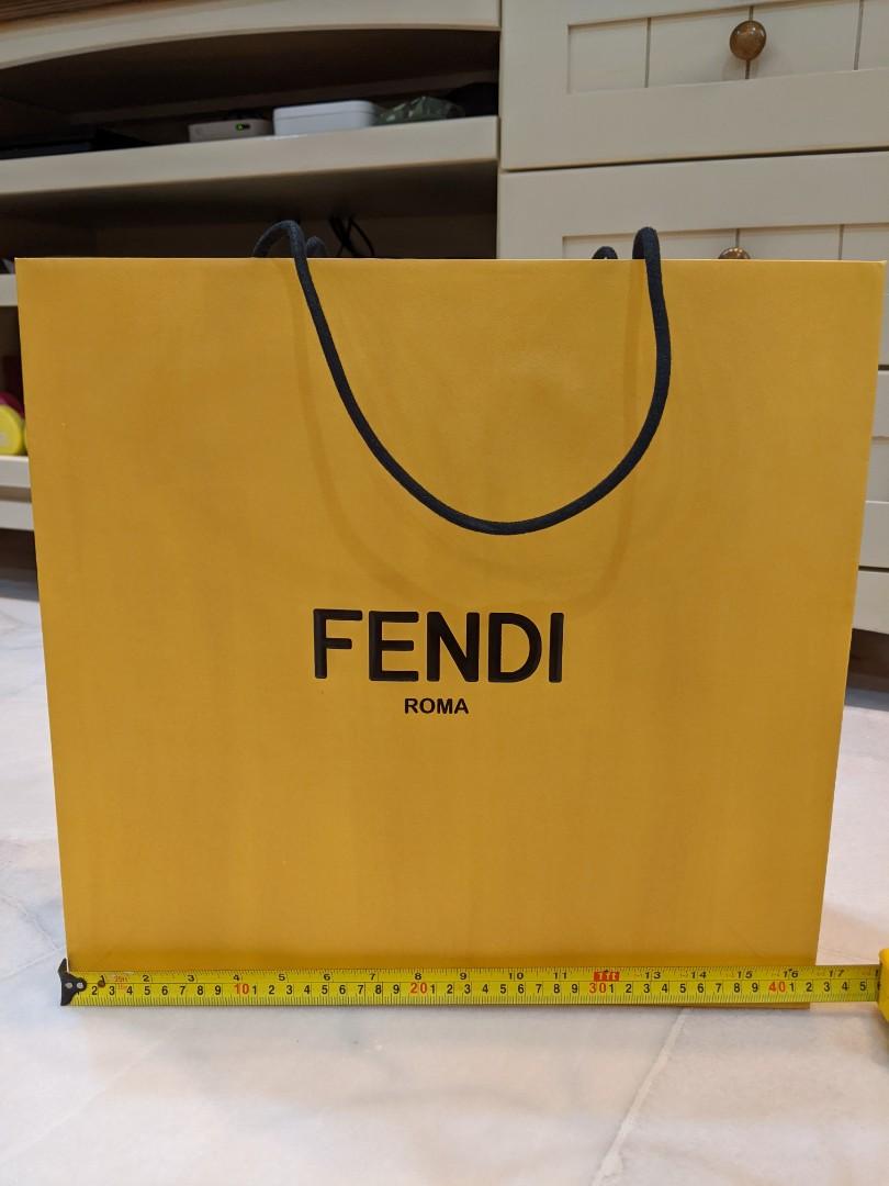 Limited Edition Fendi Paper Tote Bag comes with free gift worth RM30