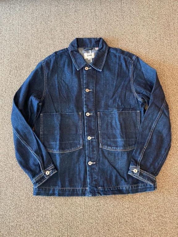 Livid Hunt Japan indigo overshirt denim jacket coverall orslow, 男
