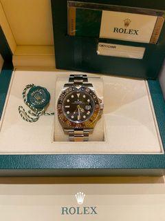 LNIB July 2019 Rolex GMT Master 2 Rootbeer 126711CHNR