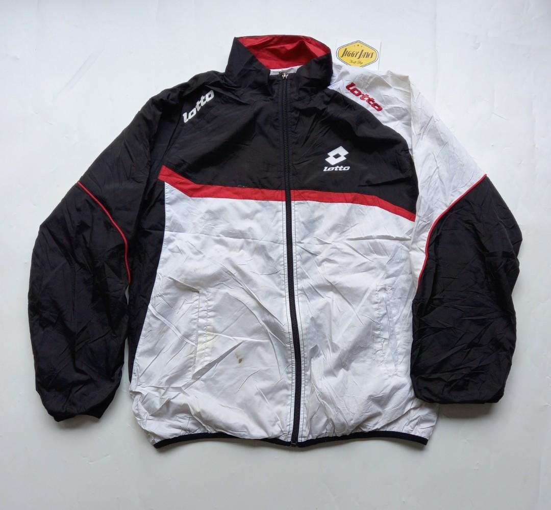 LOTTO WINDBREAKER COLOR BLOCK TRACK JAKET Fesyen Pria Pakaian
