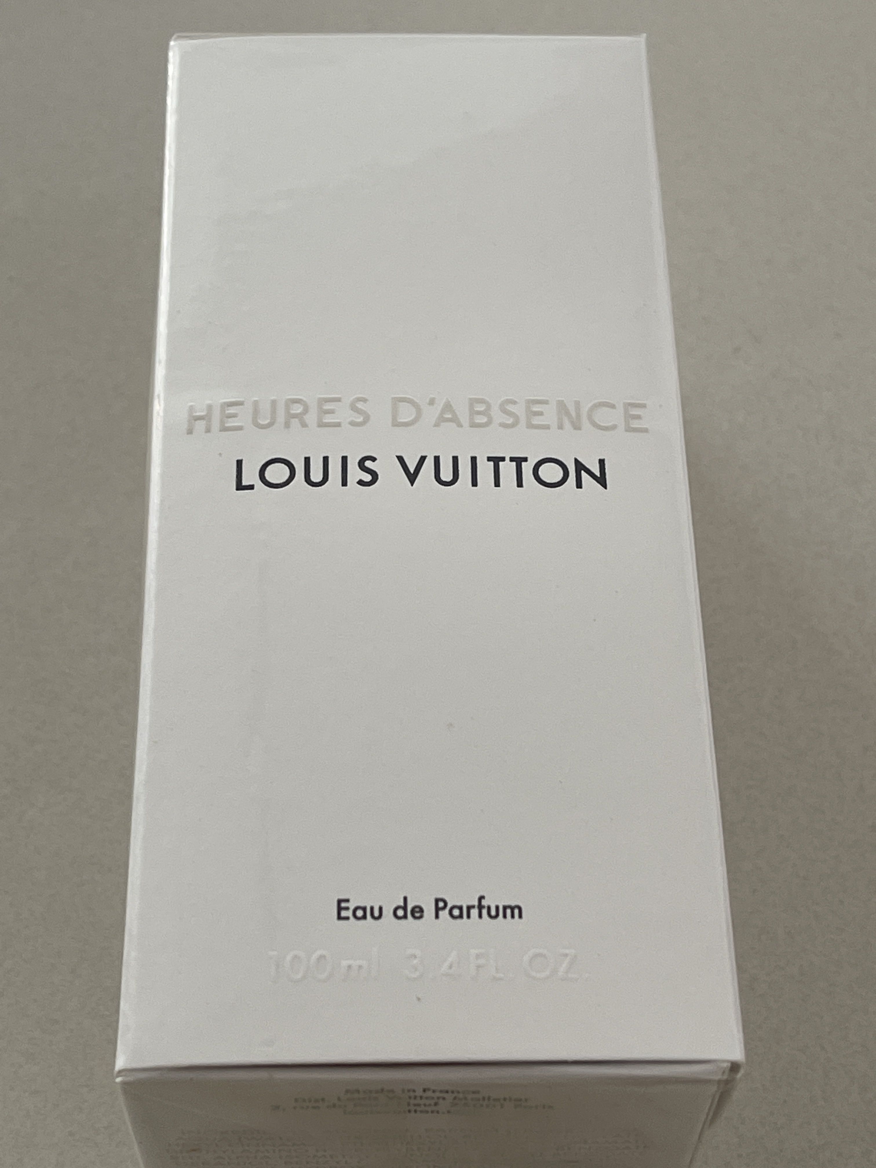 Louis Vuitton Heures D'Absence 100ml Bottle - LVLENKA Luxury Consignment