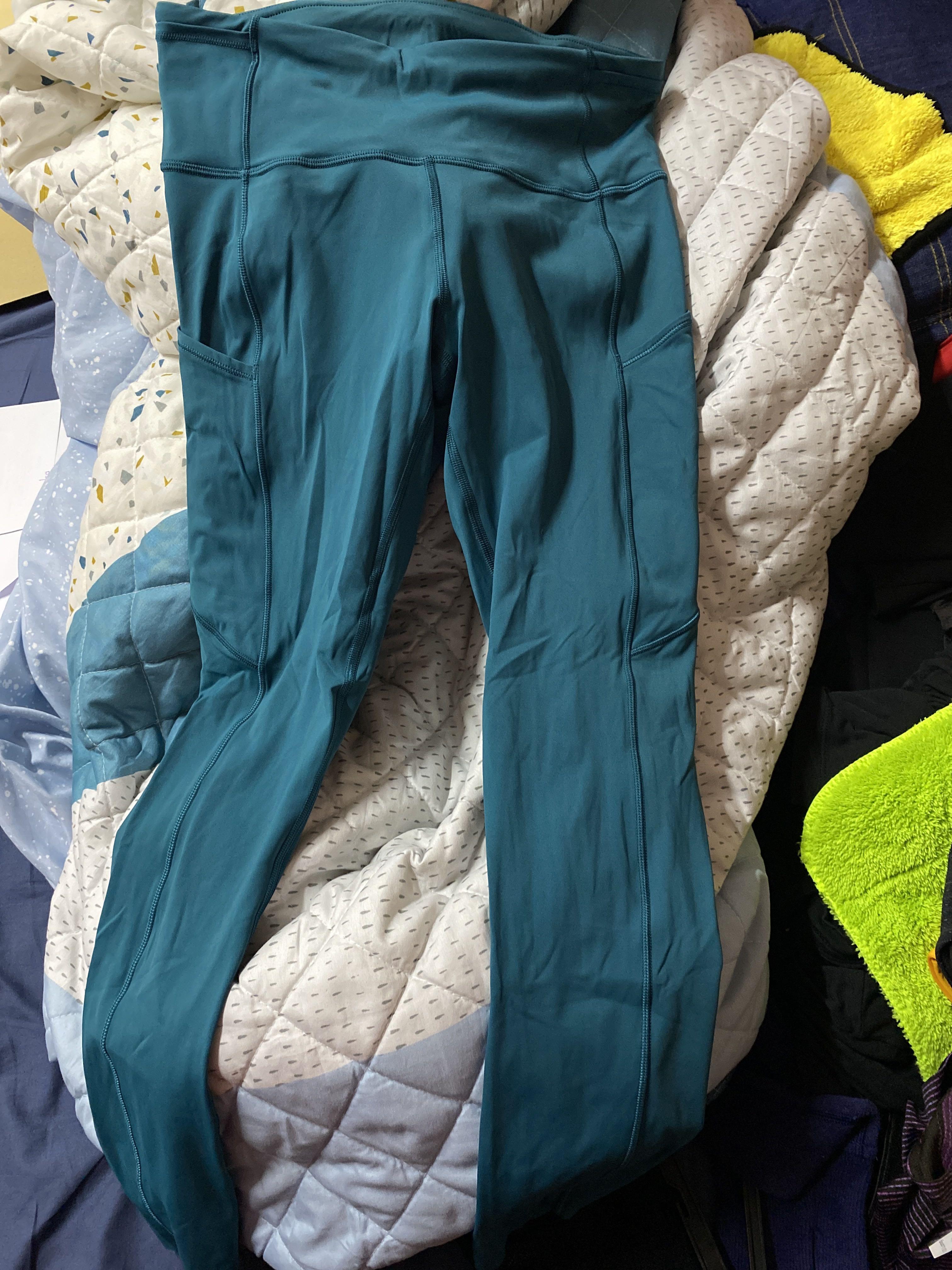 Lululemon fast and free 25” In laguna 