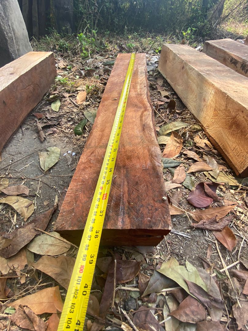 Mahogany Wood Block or Tablon 4.5"X6"X3ft., Furniture & Home Living