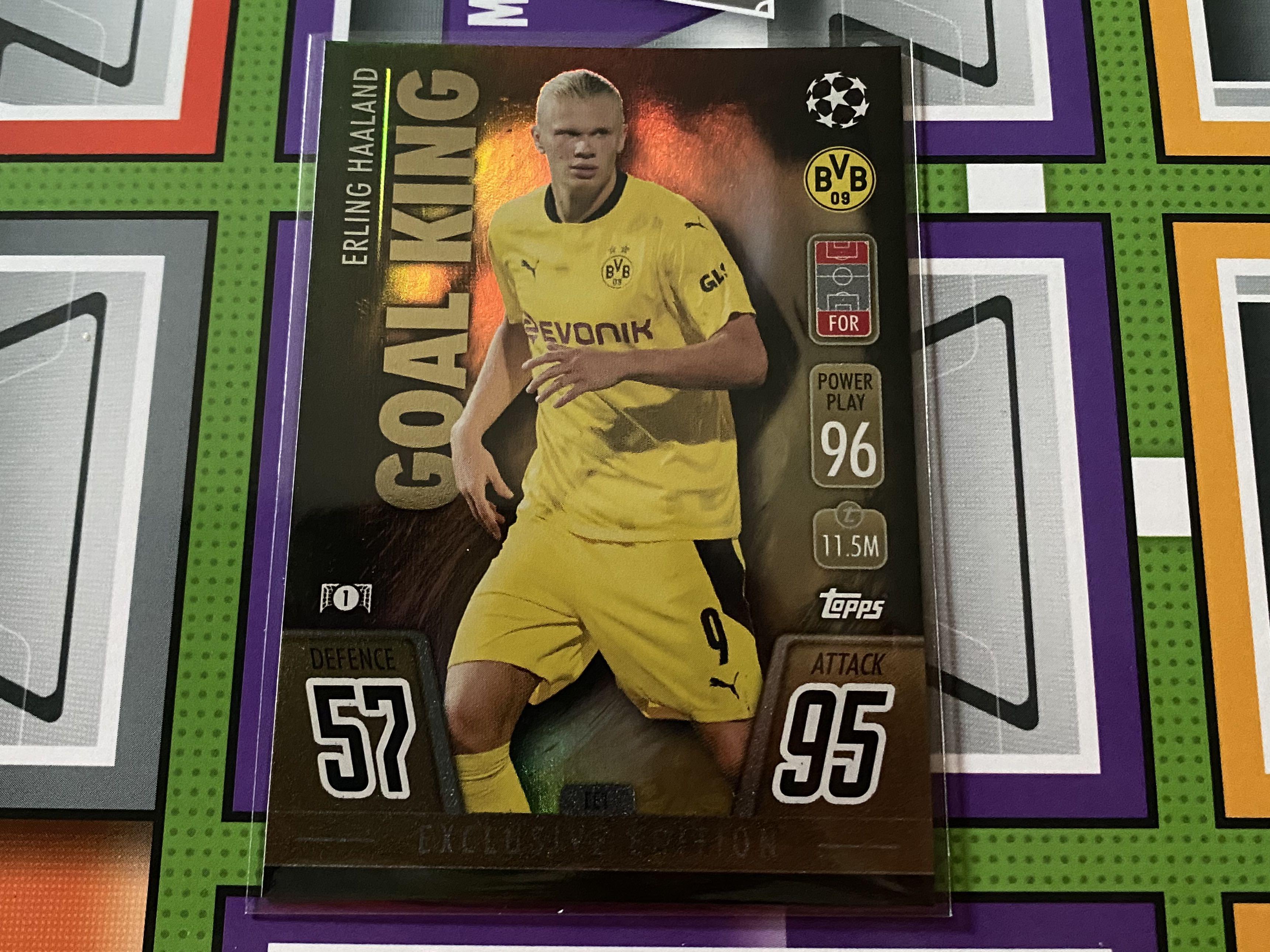 Match Attax 21/22 Haaland & Mbappe Goal King Exclusive Edition, Hobbies