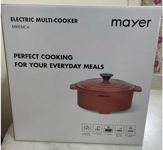Mayer 4L Electric Multi Cooker MMEMC4 TV Home Appliances Kitchen Appliances Cookers on Carousell