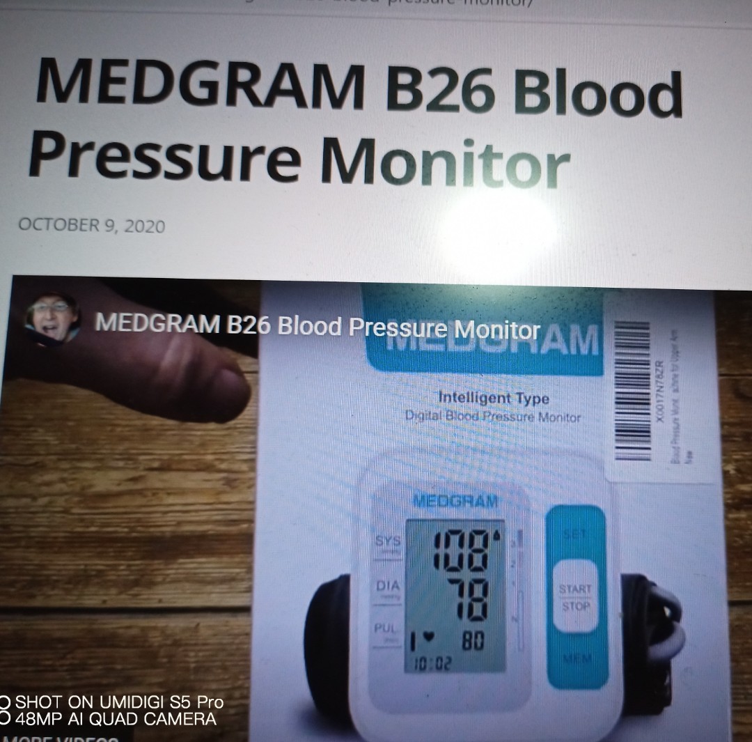Medgram blood pressure monitor, Health & Nutrition, Health Monitors