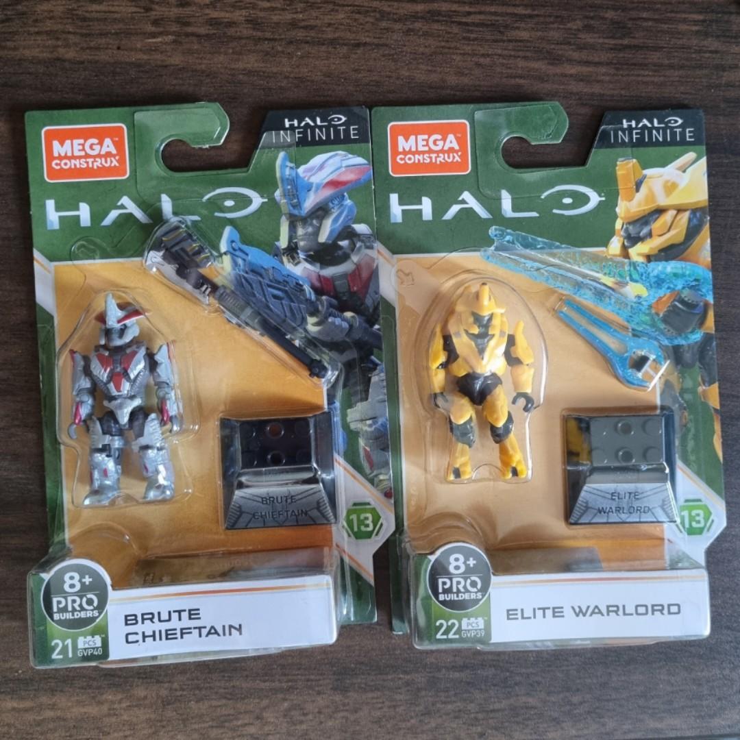 2x MEGA Construx Pro Halo Brute Chieftain GVP40 Series 13 Gravity Hammer Figure for sale online 