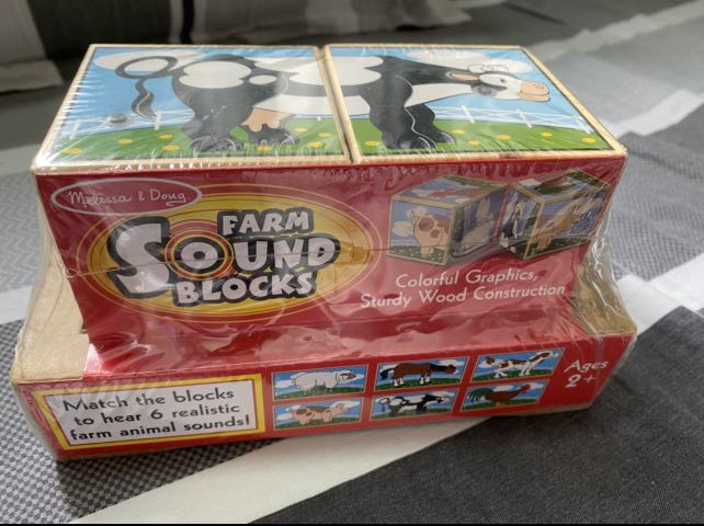 Melissa Doug Farm sound blocks Carousell