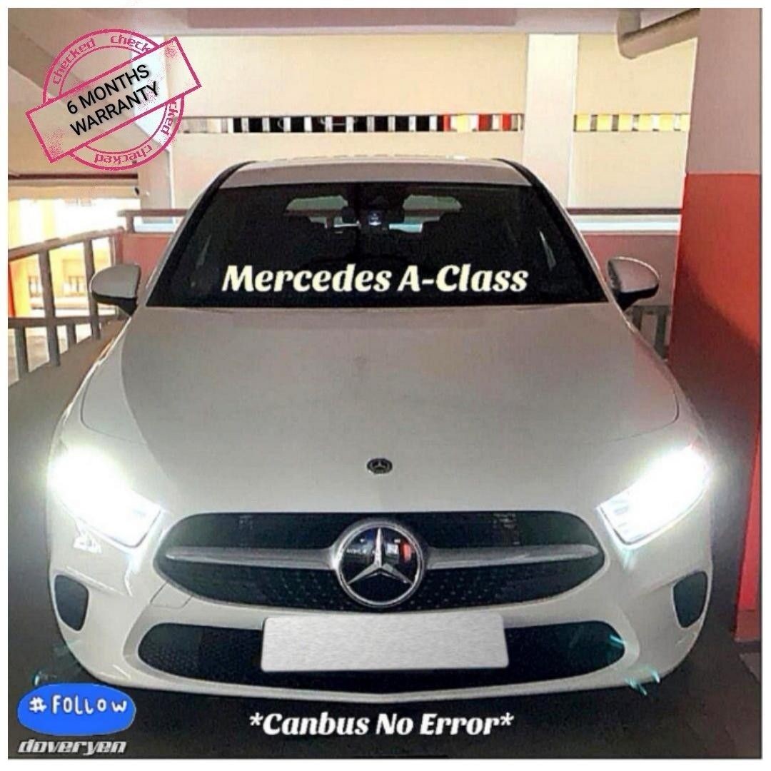 Mercedes Benz A Class W168 W169 W176 W177 - H7 White Canbus Led Headlight Bulb - ⭐100% Canbus Error Free - Built-In Canbus /Emc/C.current - 3570 80Mil Led Chipset @8800 Lumens -
