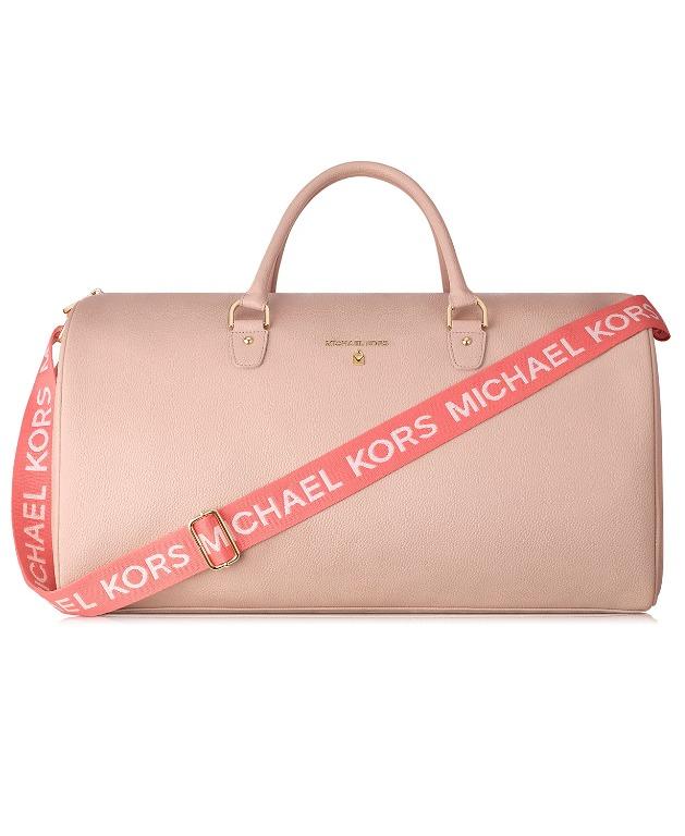 SALE ‼️ Michael Kors Fragrance Duffle Bag in Blush Pink, Luxury, Bags &  Wallets on Carousell