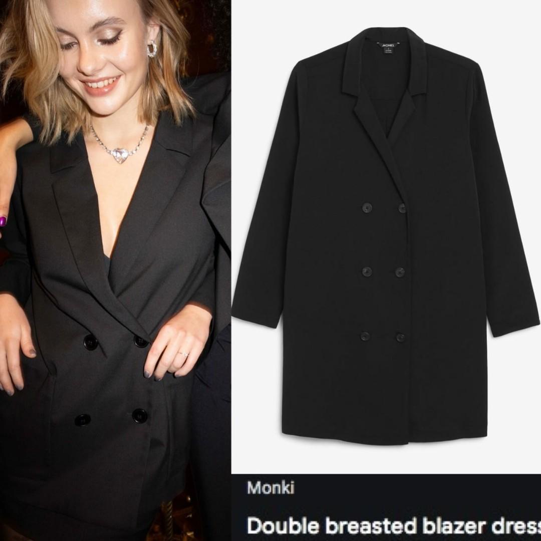 Monki blazer dress Fesyen Wanita Pakaian Wanita Atasan di Carousell