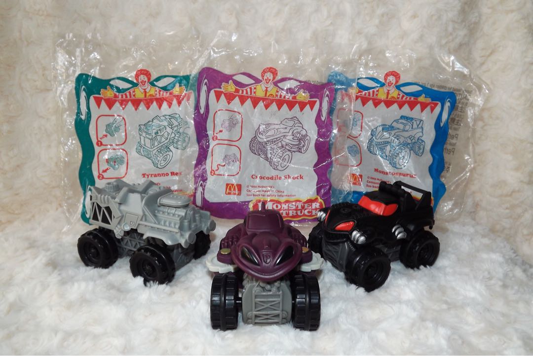 Monster Truck Happy Meal set Hobbies Toys Memorabilia Collectibles Vintage Collectibles on Carousell