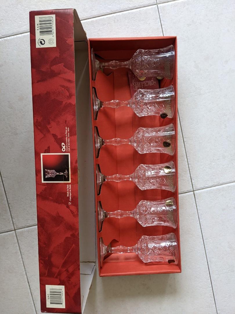 Bicchieri Da Vino RCR Invino - Set 6 Pezzi, Cristallo 24% Piombo, Made In Italy - Foto 2