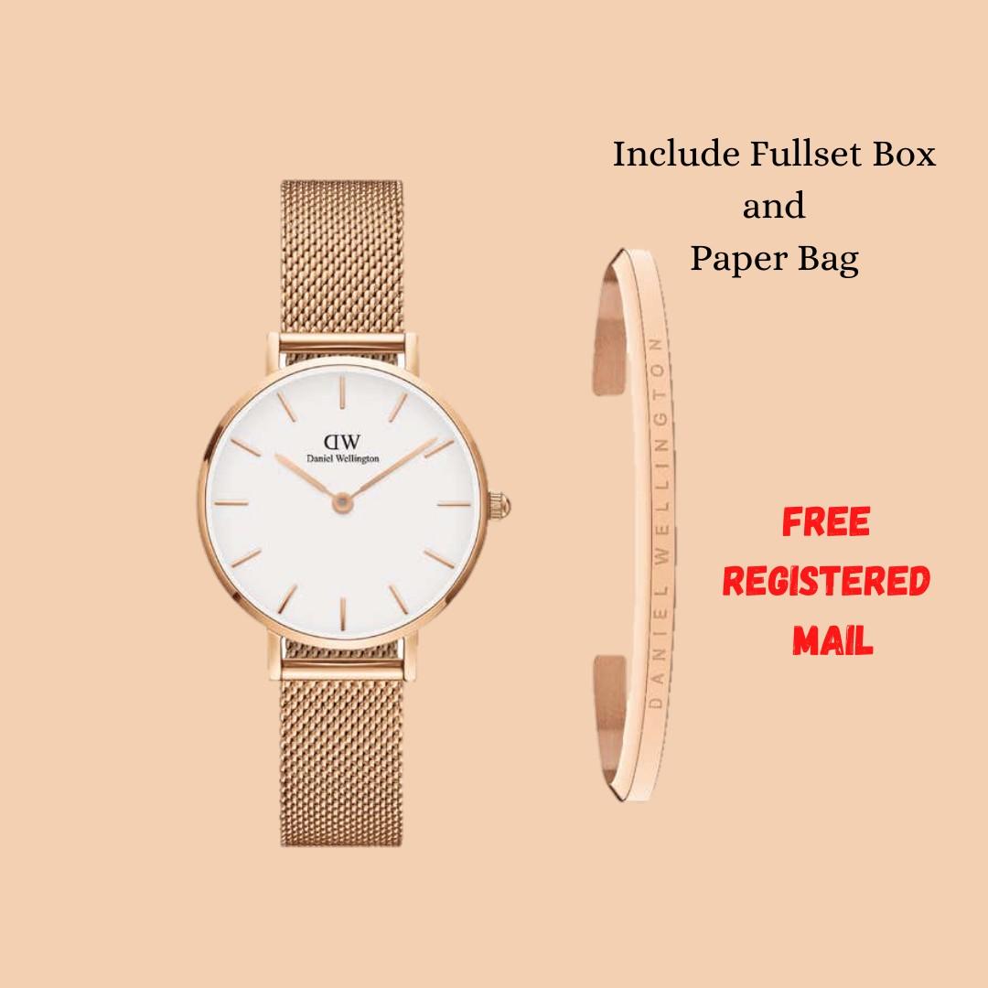 Daniel wellington watch cheap and cuff set