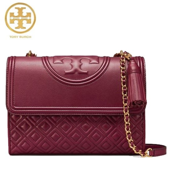 Tory burch maroon outlet handbag