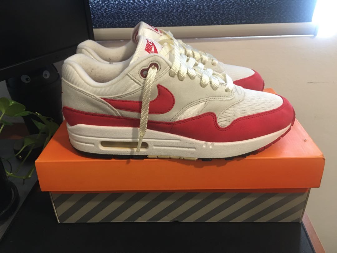 Nike air max clearance 1 og red 2012