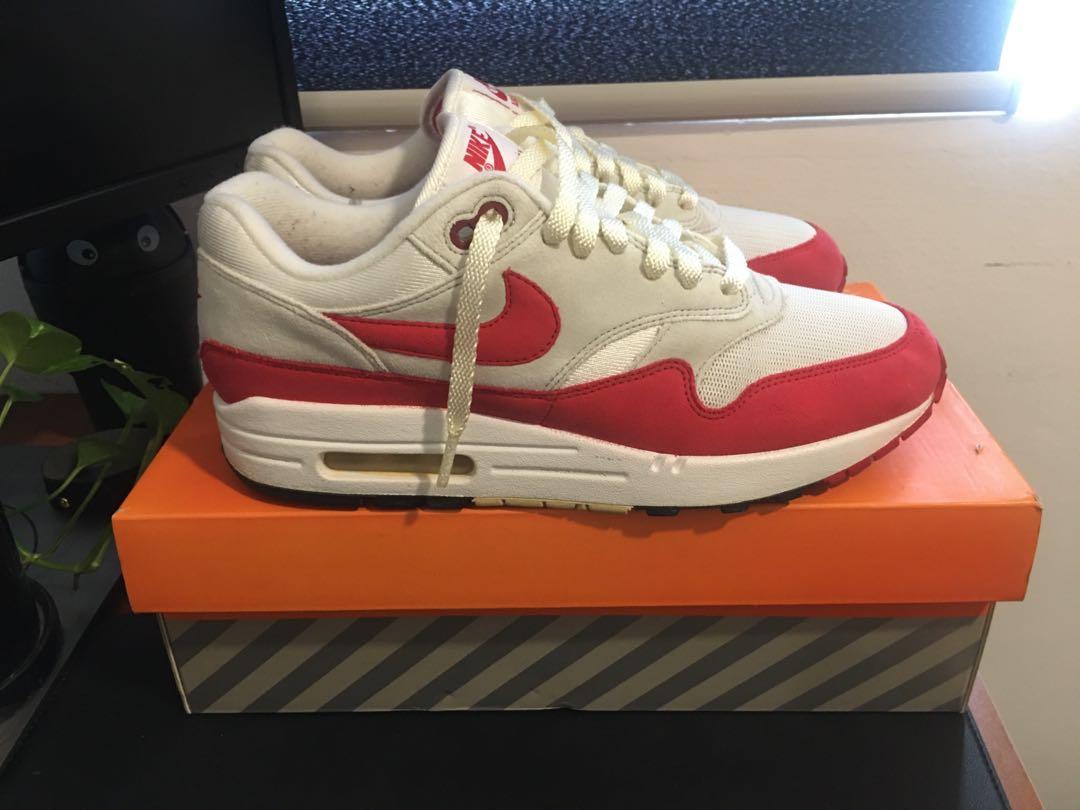 Air max 1 hotsell og red 2012