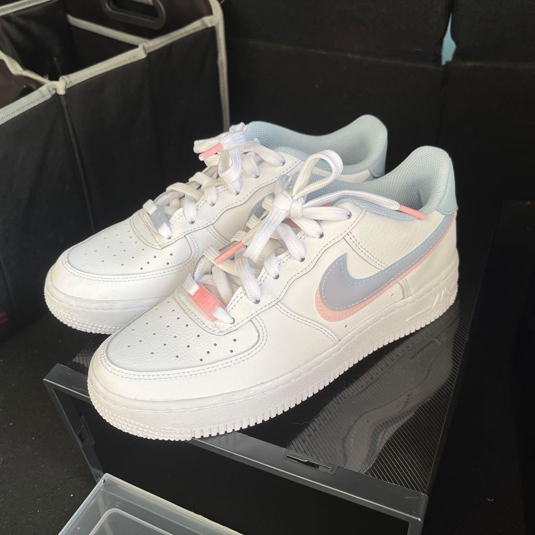 Nike Air Force 1 GS Double Swoosh pink 