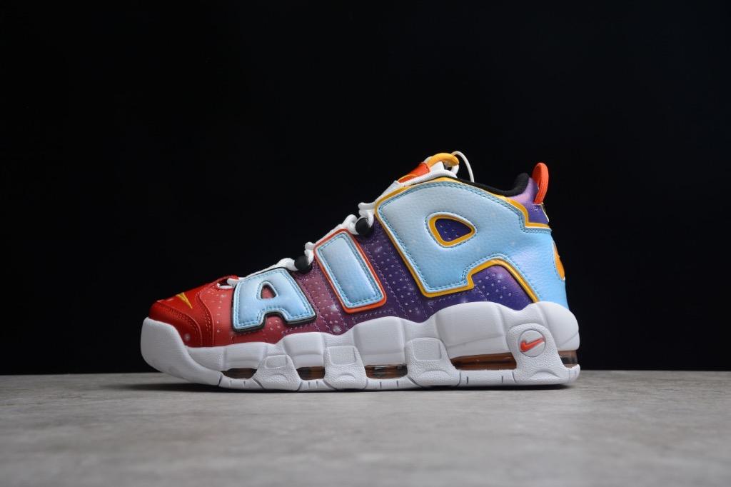 Nike Air More Uptempo red blue shoes Euro 36 45