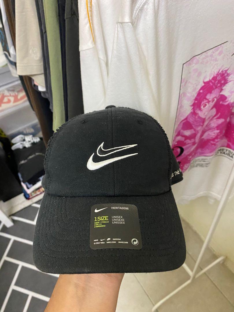 Nike double 2025 swoosh hat