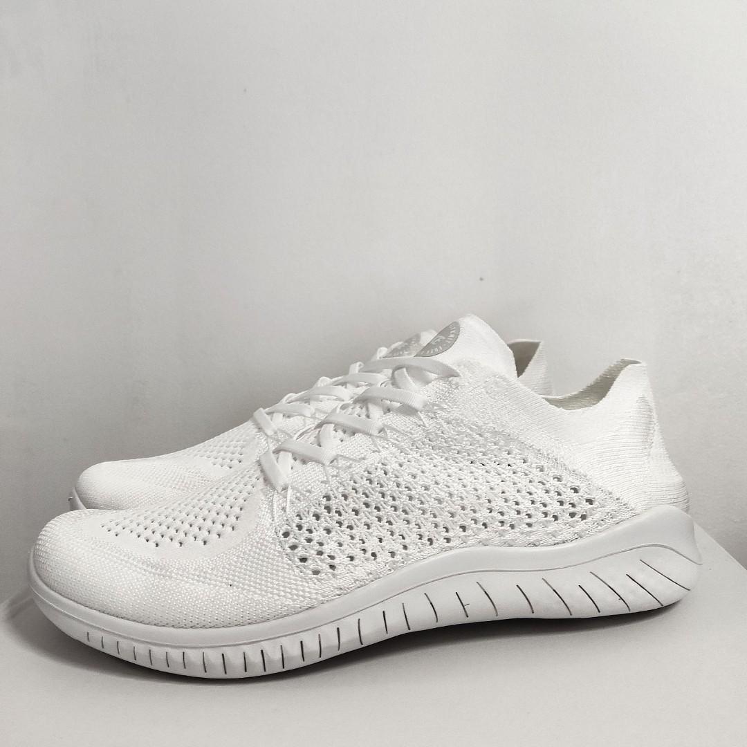 Nike children's free rn 2018 trainers white on sale