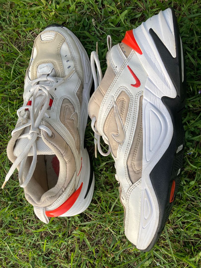 Nike shoe double swoosh