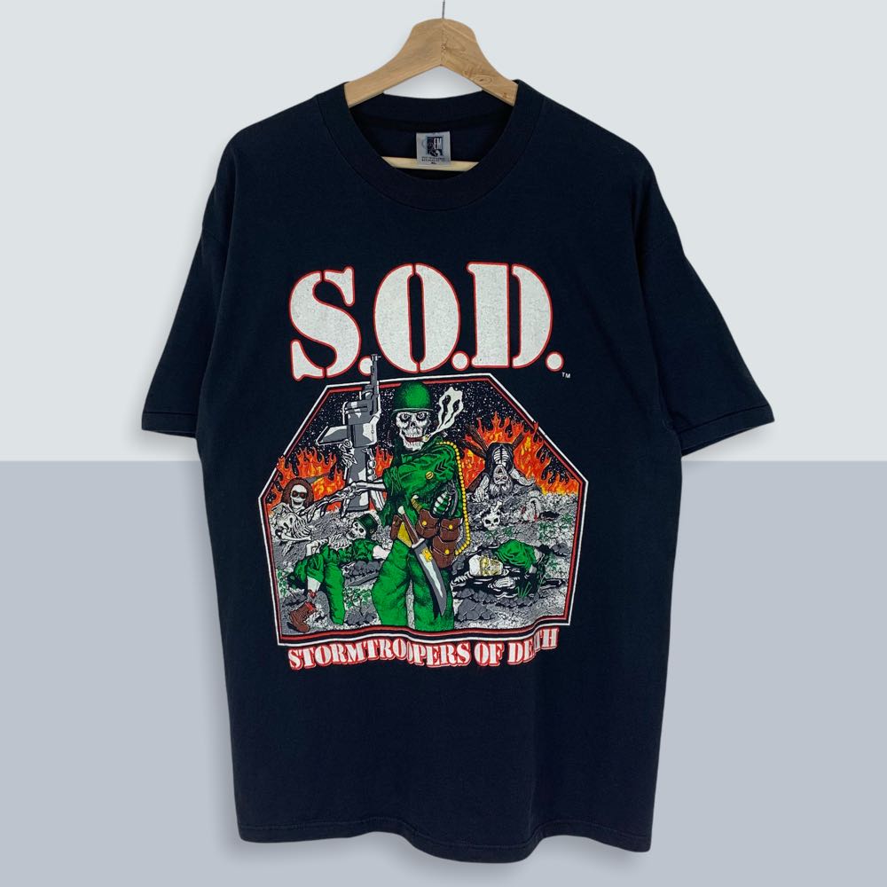 NOS Vintage 1992 Stormtrooper Of Death Tee T - Shirt 90s SOD ...