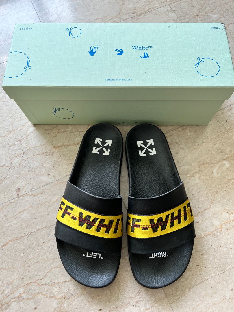 off white slides mens