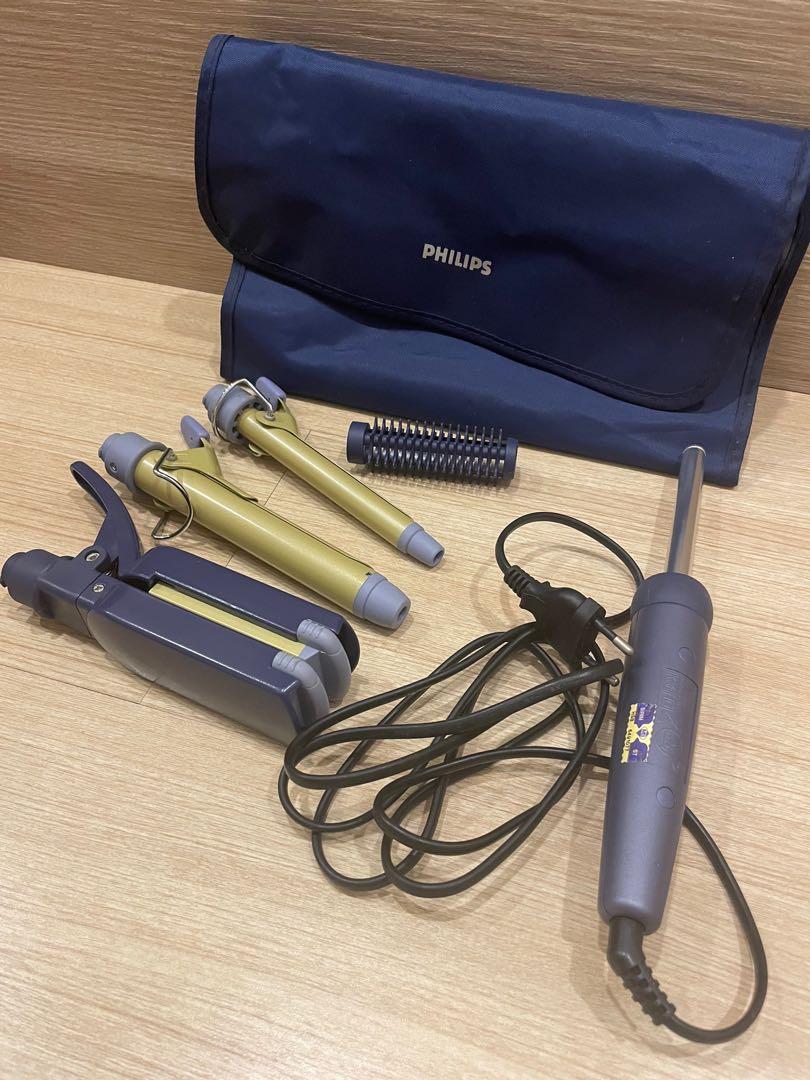 Philips hair straightener deals curler all in one