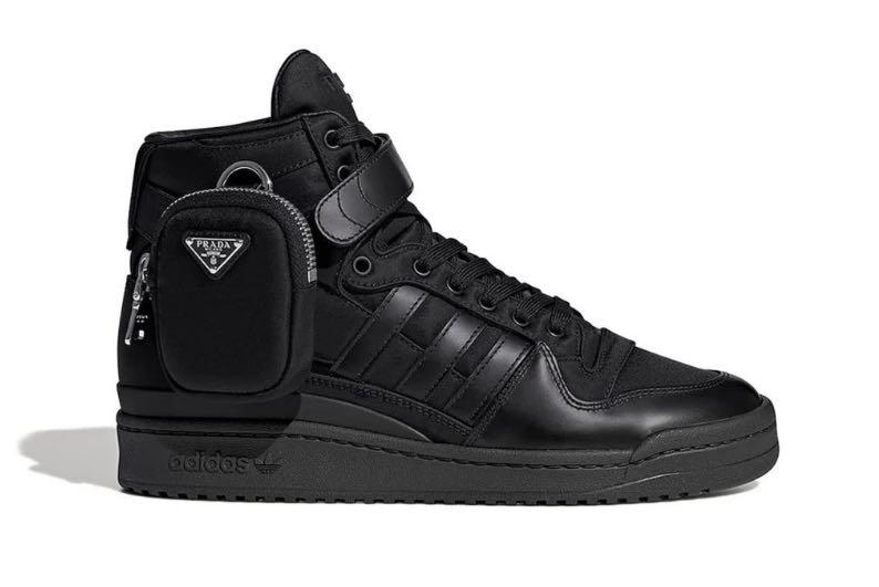 Prada x Adidas Forum Hi Triple Black Men s Fashion Footwear