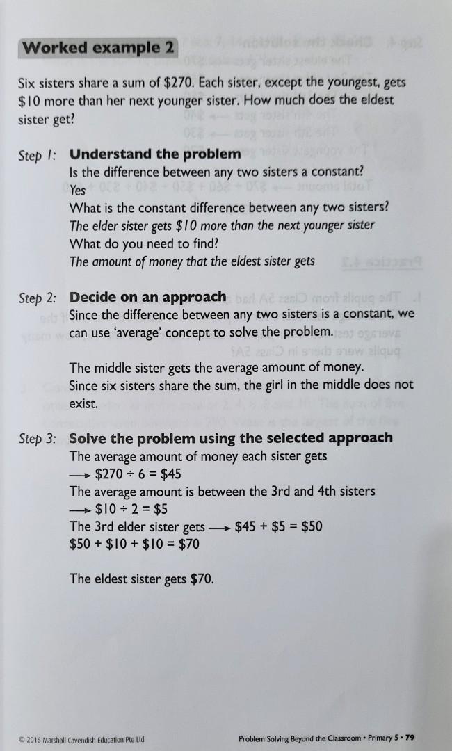 Primary 5 Math - Problem solving beyond the classroom, Hobbies & Toys ...