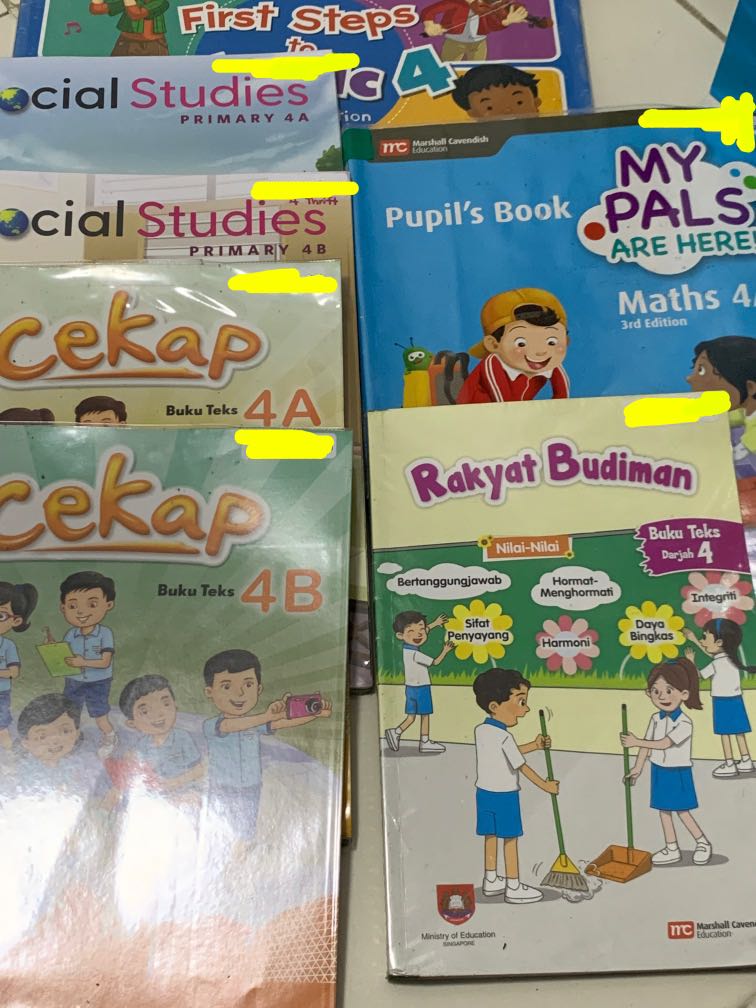 Primary P4 P3 P 4 P 3 Textbooks My Pals Are Here, Social Studies, Cekap