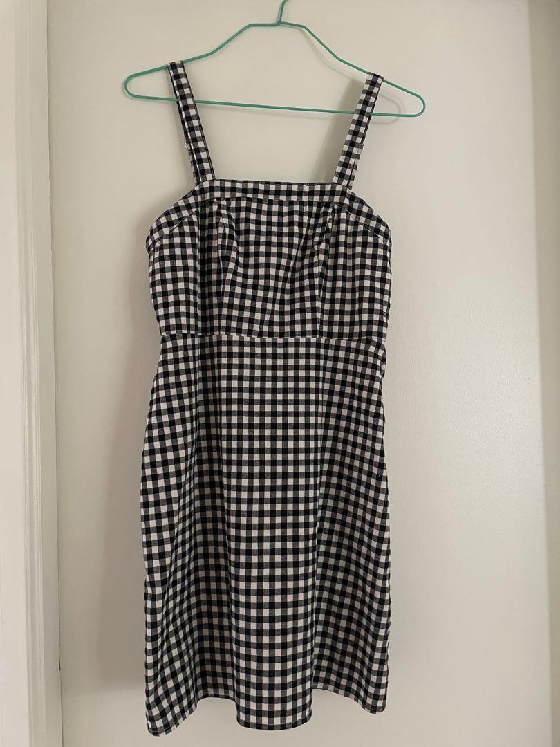 Pull and bear clearance gingham dress