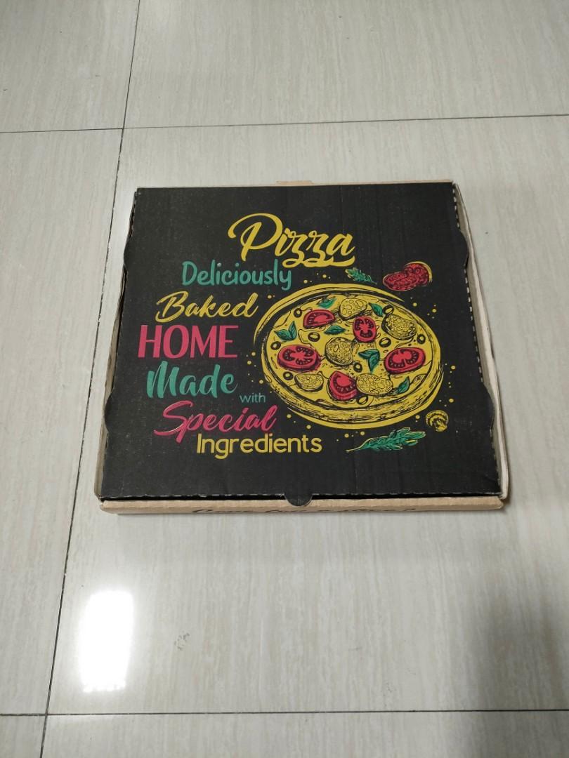 Quality corrugated pizza box (Category: Storage Boxes & Baskets) located in Marikina City. Submitted by roger007aze (Listing ID 1136457701, Image 3). Description: QUALITY CORRUGATED PIZZA BOX BROWN KRAFT PLAIN 8x8x1.5 inches - 7.00/pc 10x10x1.5 inches - 8.50/pc 11x11x1.5 inches - 9.00/pc 12x12x1.5 inches - 10.00/pc 14x14x1.5 inches - 13.00/pc 16x16x1.5 inches - 16.00/pc BROWN KRAFT WITH PRINT 10x10x1.5 inches - 9.00/pc 11x11x1.5 inches - 9.50/pc 