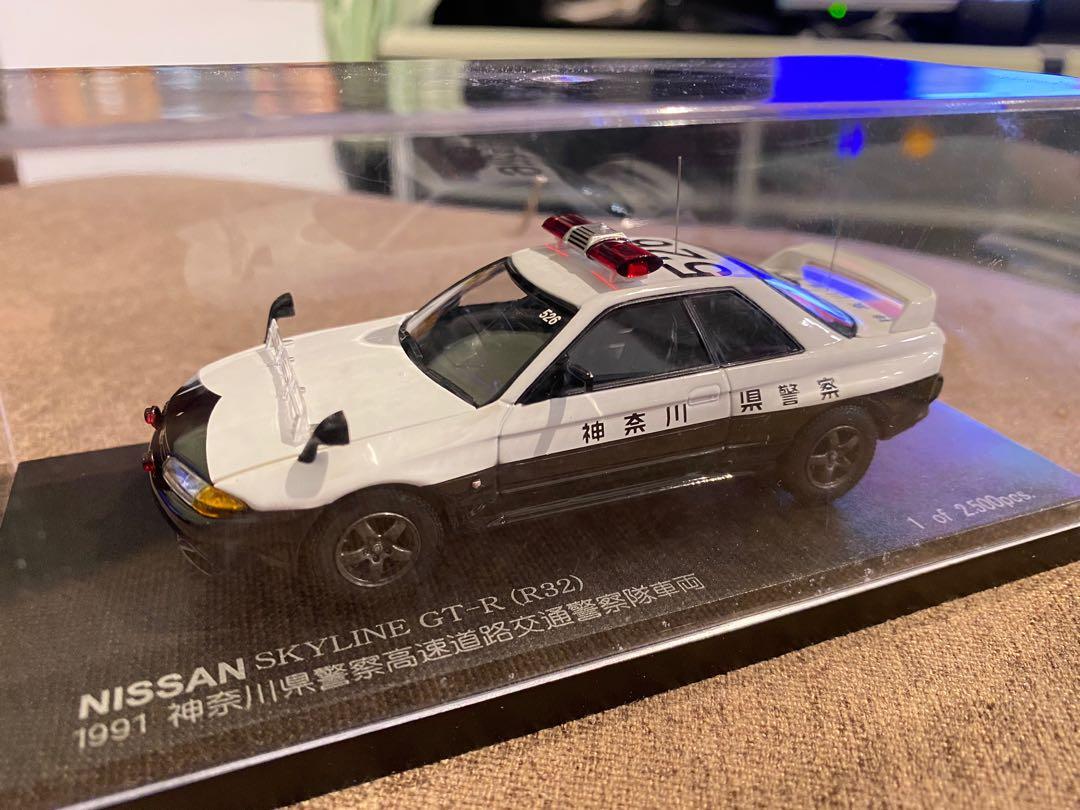 RAI's Kyosho 1:43 Nissan Skyline GTR R32 警車, 興趣及遊戲, 玩具