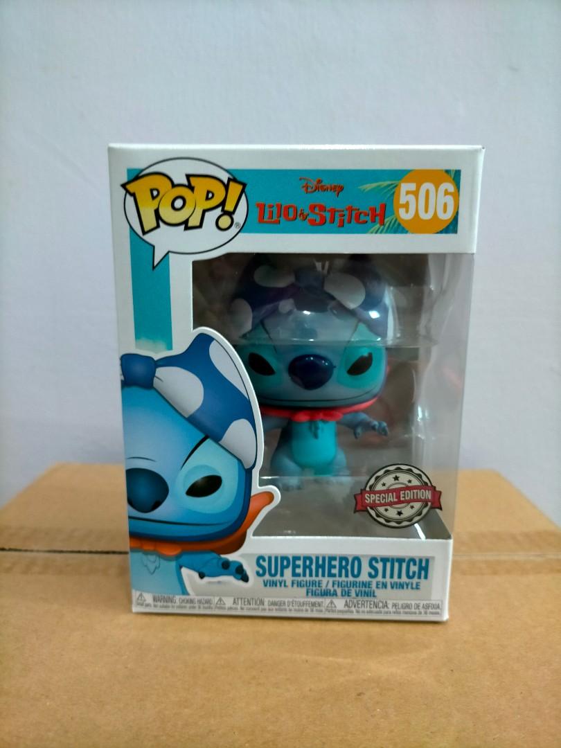  Funko POP Disney: Lilo & Stitch - Superhero Stitch Vinyl Figure  : Toys & Games