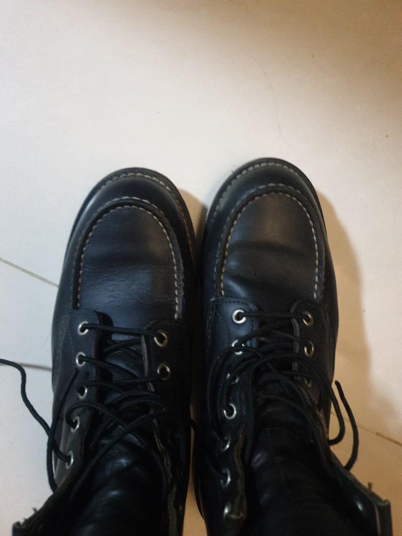 Red wing moc on sale toe vibram sole