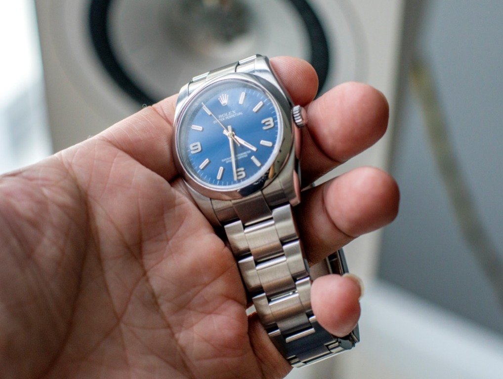 Rolex 36mm 116000 Oyster Perpetual 369 Blue Dial Luxury Watches