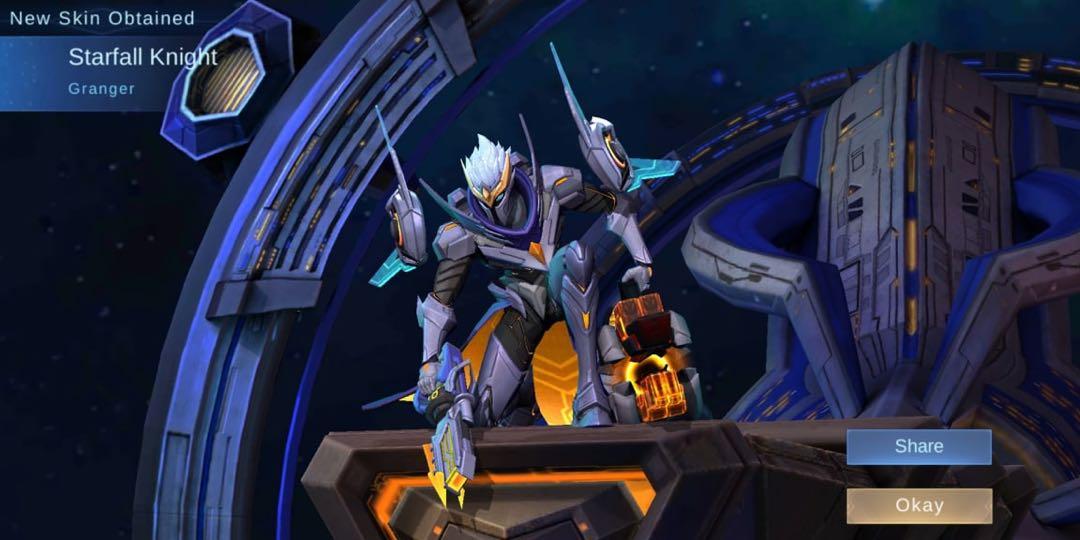 S> MLBB STARFALL KNIGHT X GRANGER SKIN, Video Gaming, Gaming