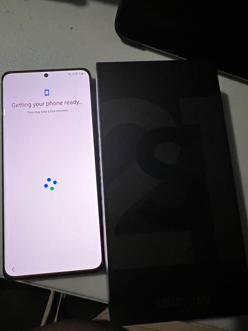 Samsung S21 ultra 256gb (Category: Samsung) located in Taguig. Submitted by ramel16 (Listing ID 1136574769, Image 2). Description: Complete Like new ntc factory unlockd With official reciept.