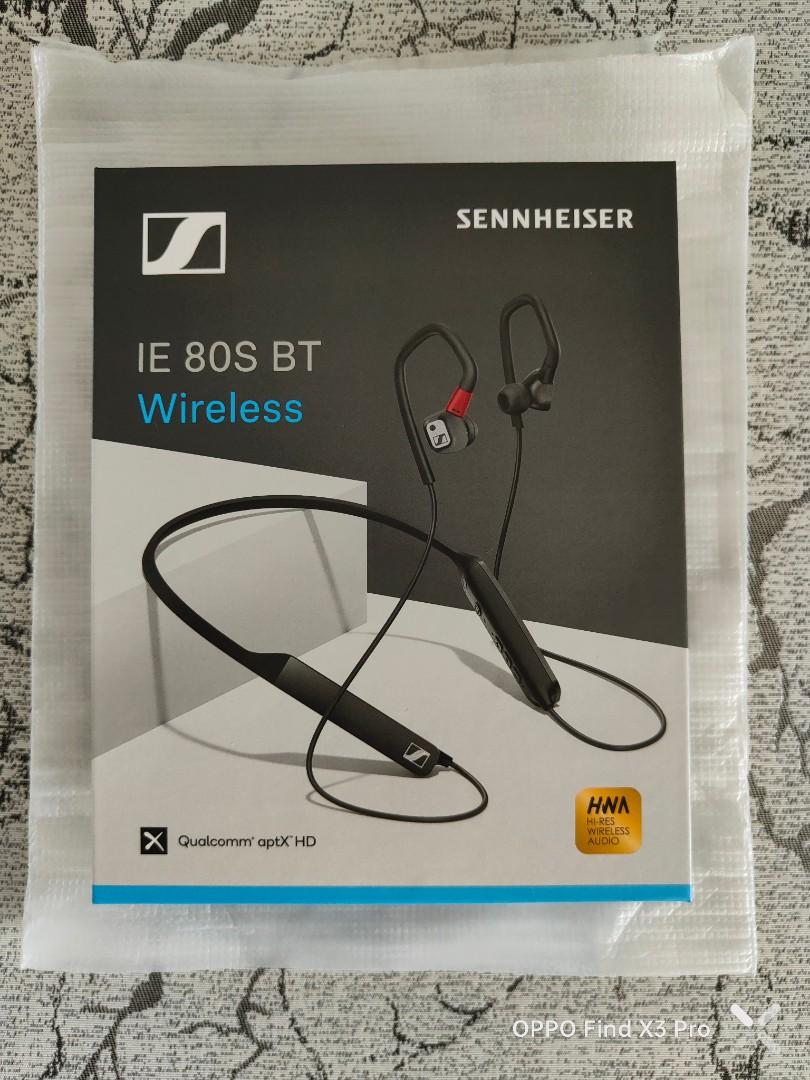 Sennheiser IE80S BT Bluetooth Wireless Earphones Headphones HWA Hi Res for iPhone iPad and Android devices. Audio Earphones on Carousell