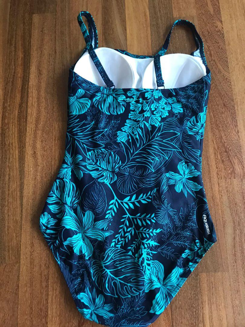 Size 12 M ZOGGS Santorini ruched one piece New