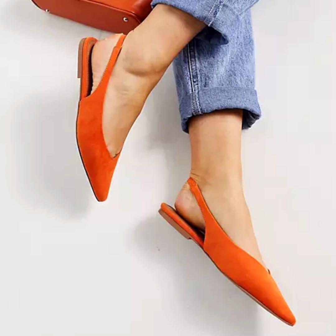 Slingback discount flats wide