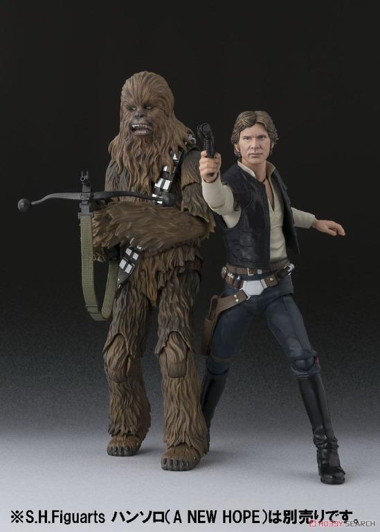 Star Wars S.H.Figuarts Han Solo Chewbacca A New Hope Set