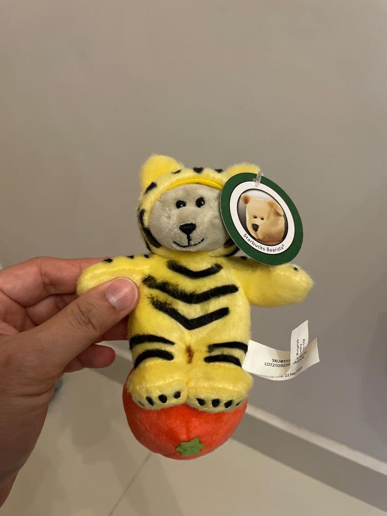 Starbucks Christmas Bearista 2022 Starbucks Tiger Bearista Keychain 2022 Lunar New Year, Hobbies & Toys, Toys  & Games On Carousell
