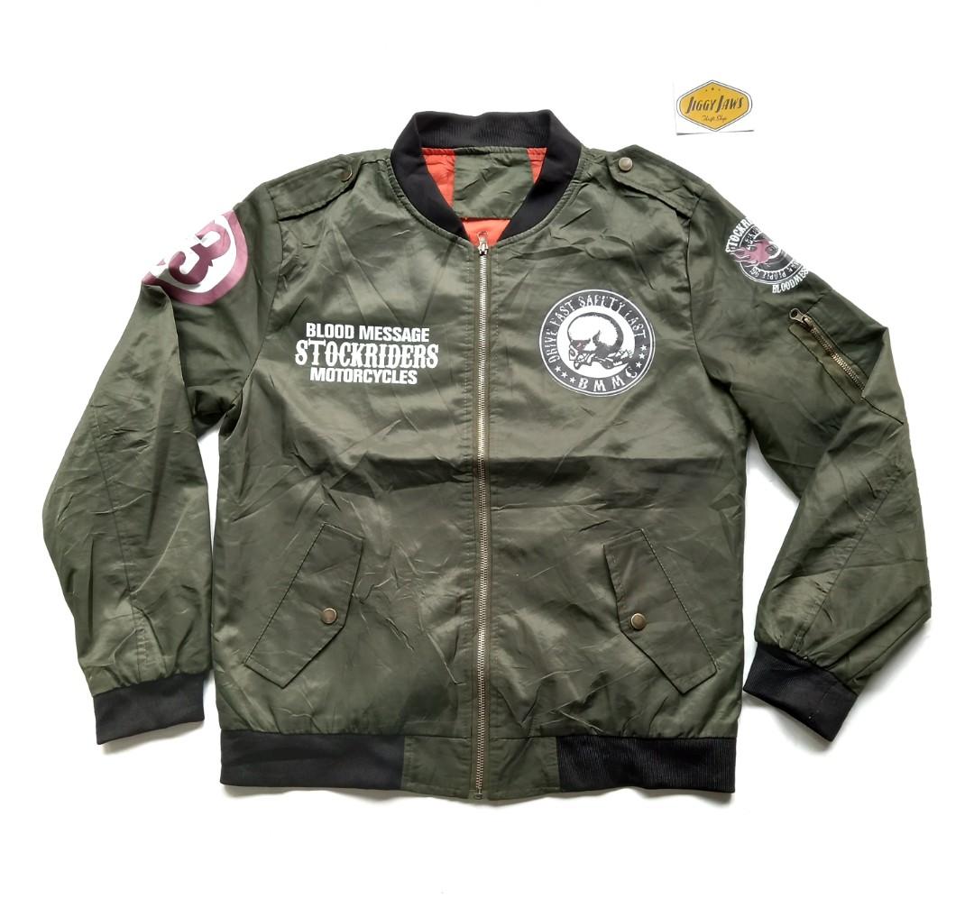 Jaket bomber bloods discount