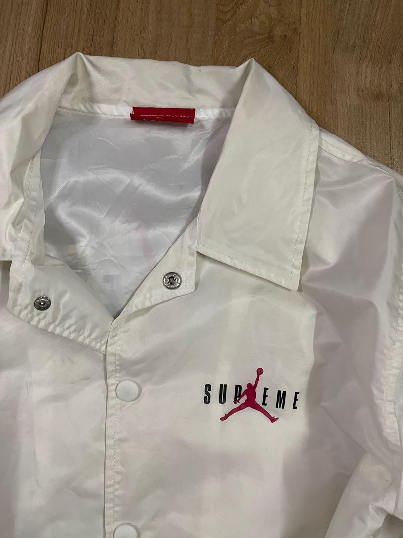 Supreme x top jordan coach jacket